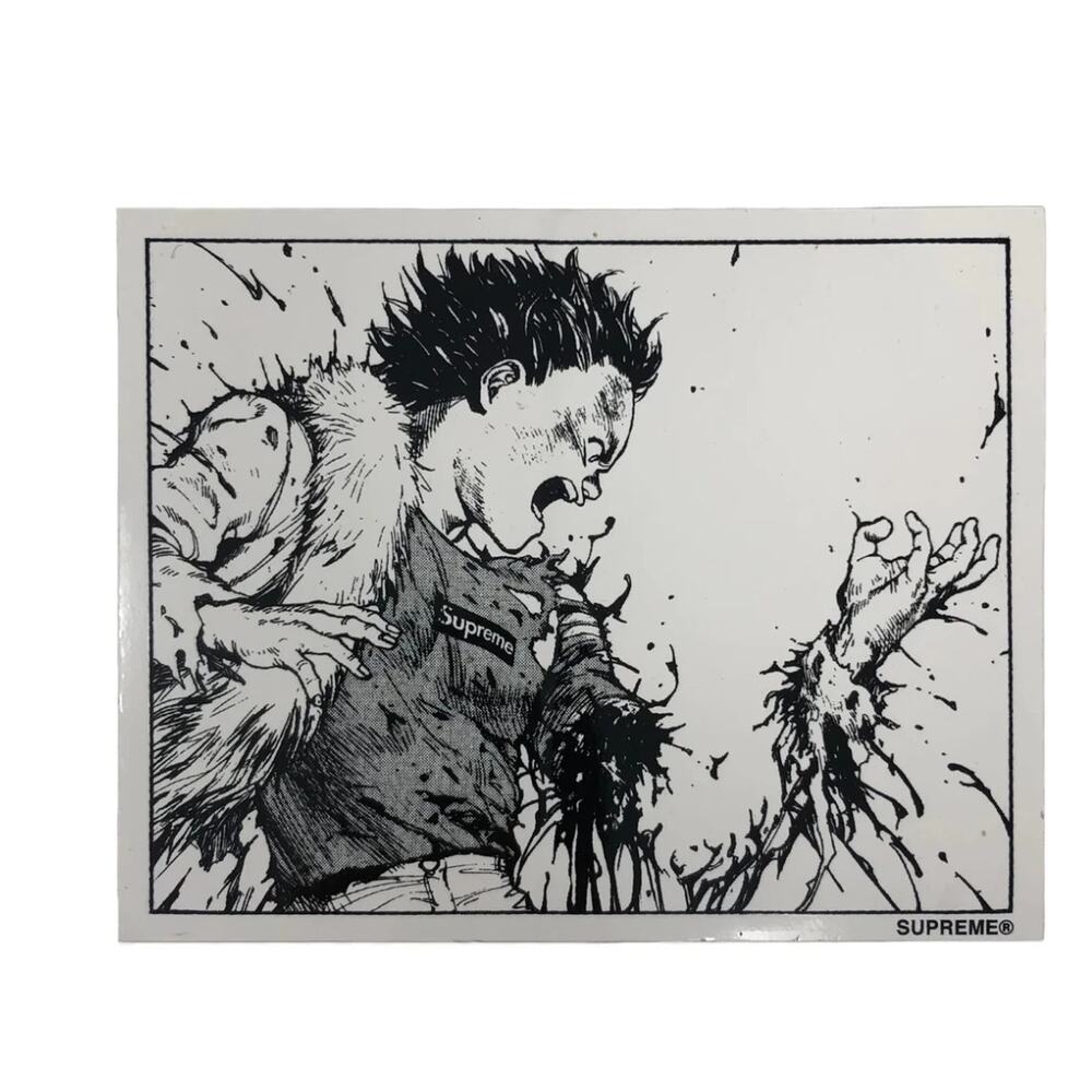 Supreme Akira Arm Sticker FW17 Tetsuo Graphic Manga Collaboration Authentic